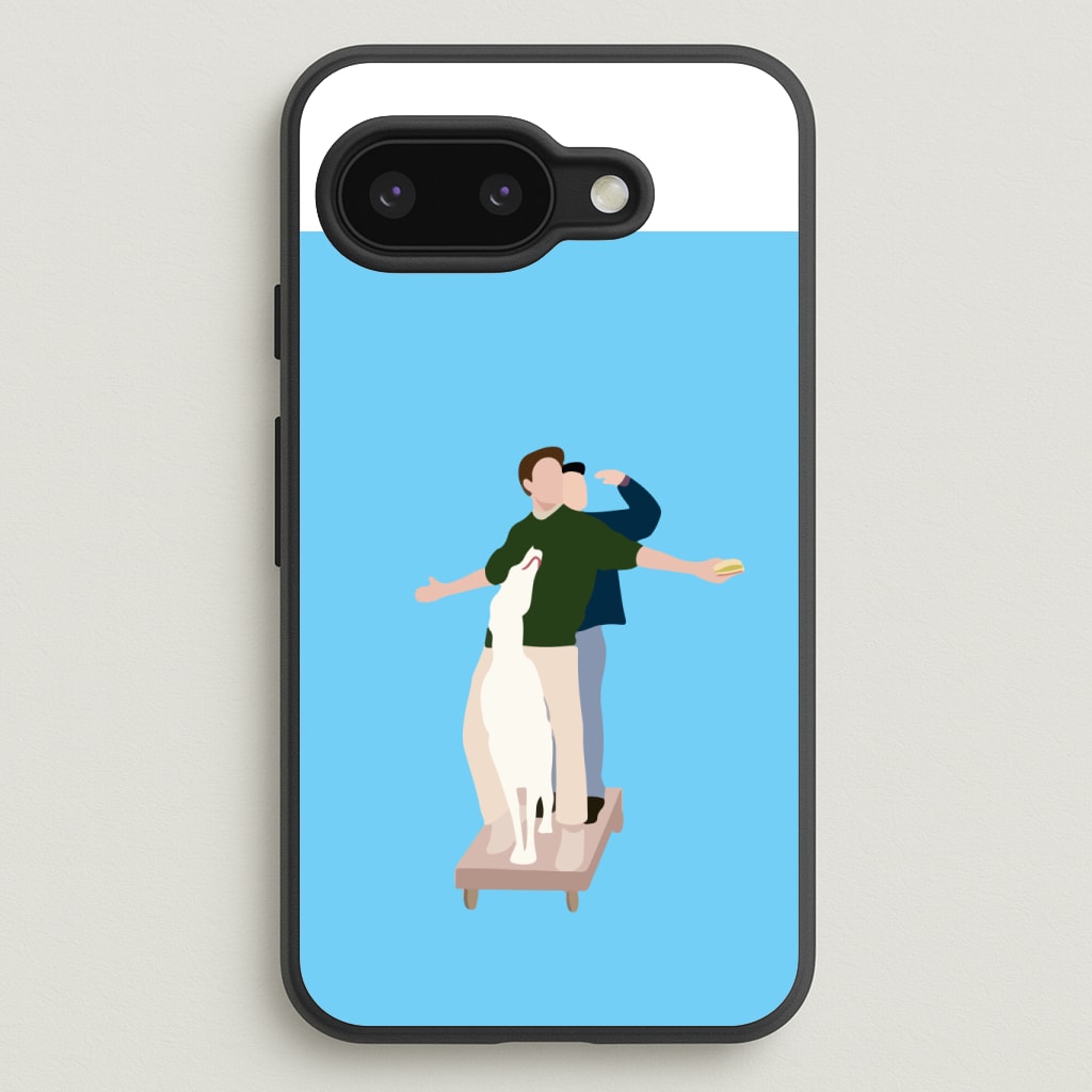 Two Men And A Dog Phone Case