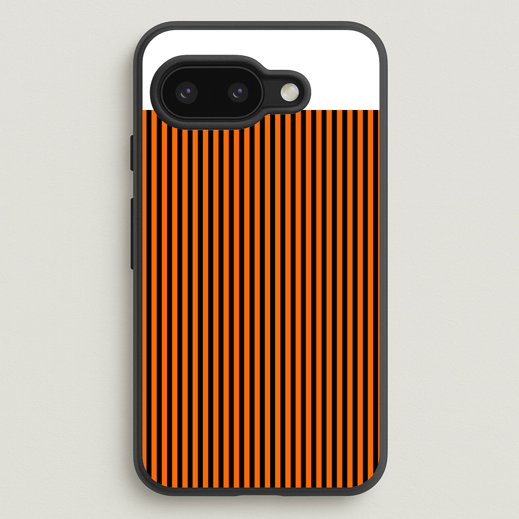 Orange & Black Stripe Phone Case