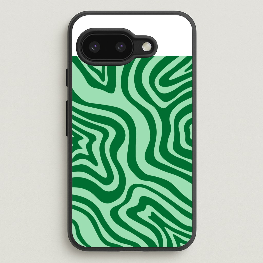 Green Abstract Halloween Phone Case