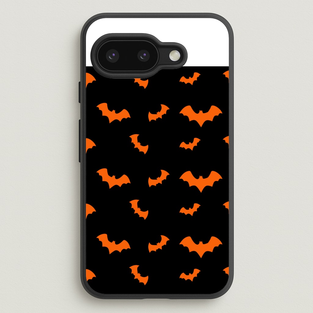 Orange Bat Phone Case