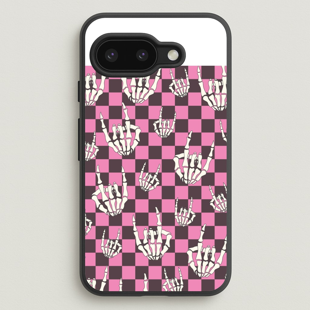 Rock On Skeleton Phone Case