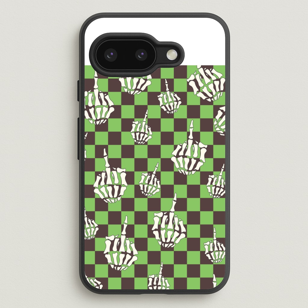 Green Middle Finger Phone Case