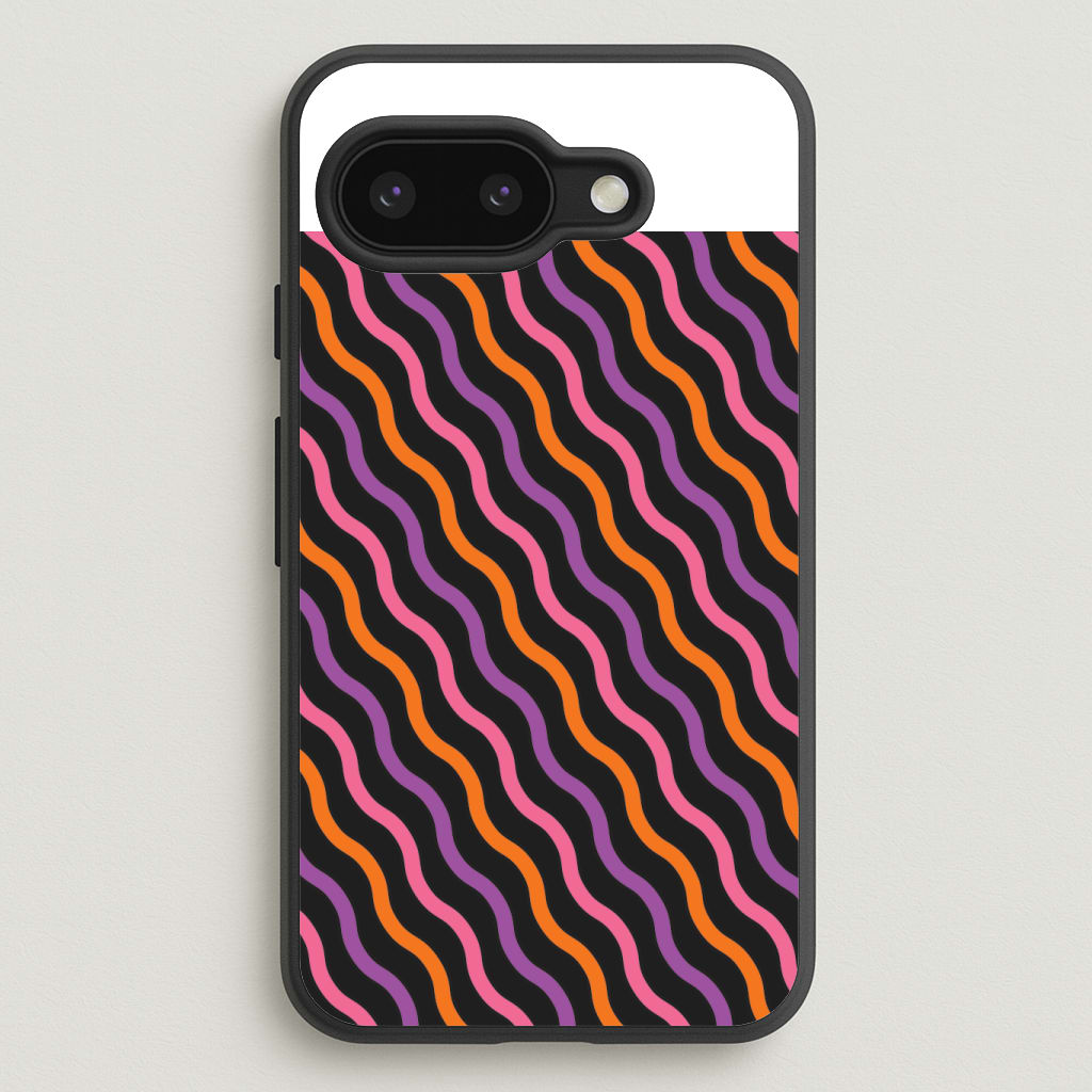 Wavy Abstract Halloween Pattern Phone Case