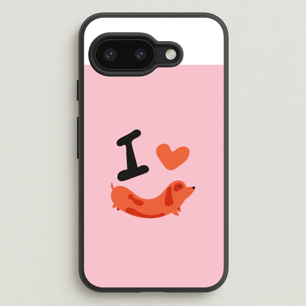 I love Dachshunds Phone Case