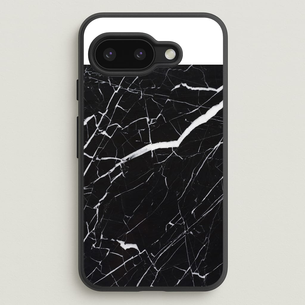 Black & White Marble Pattern Phone Case