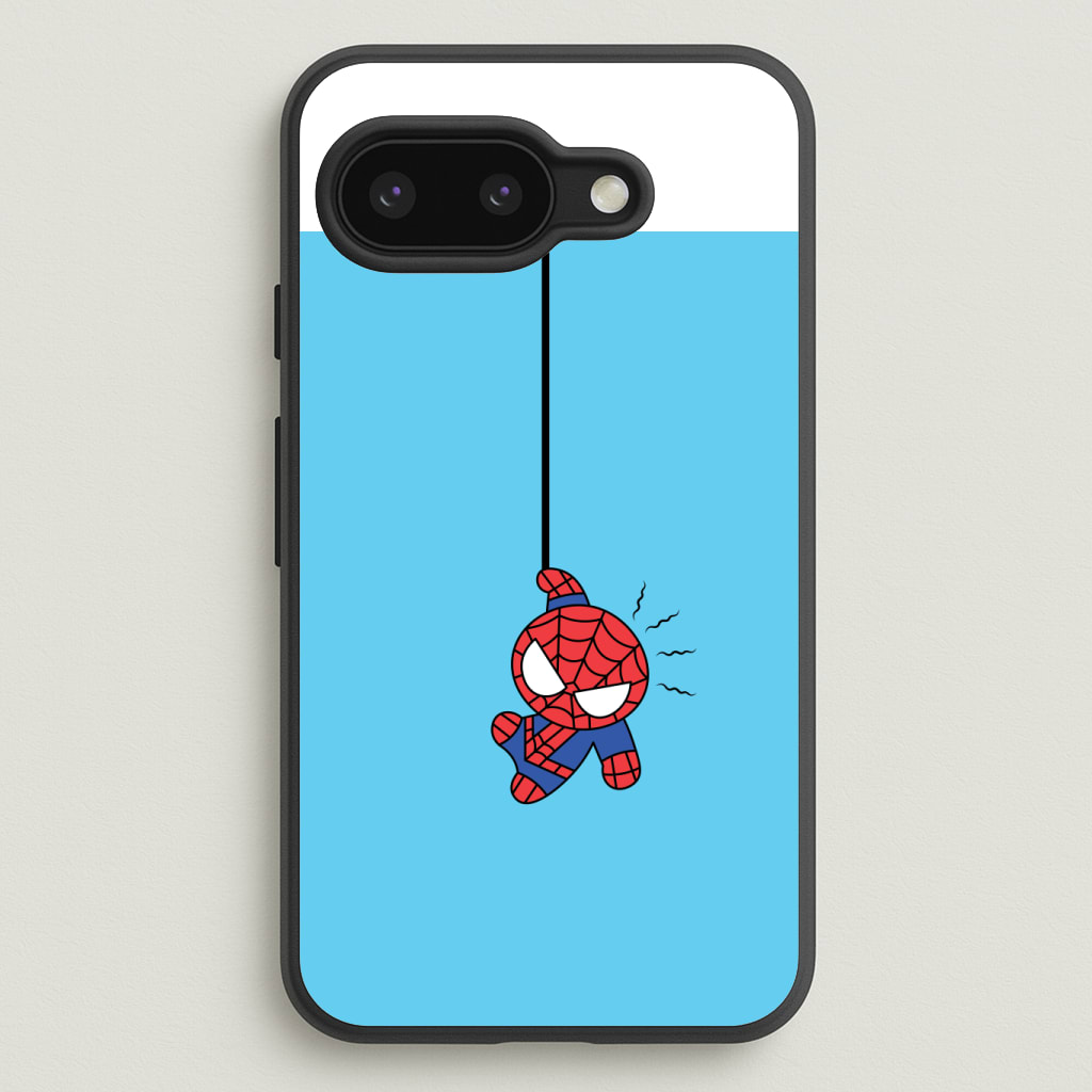 Blue Hanging Spider Hero Phone Case