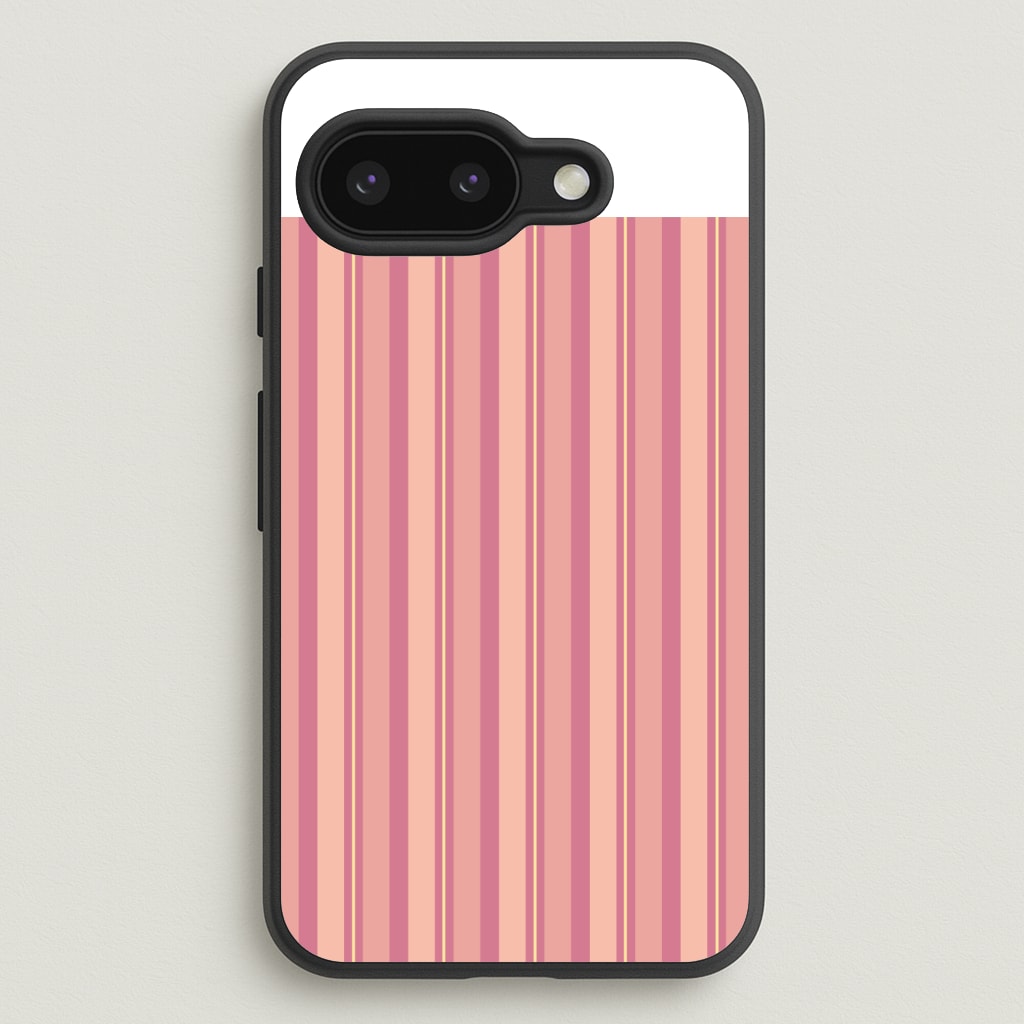 Pink And Yellow Stripes Phone Case