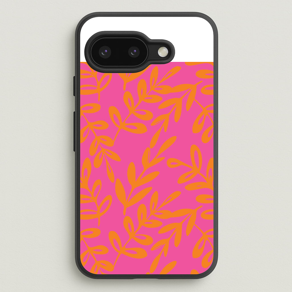 Pink & Orange Leaves - Foliage Phone Case
