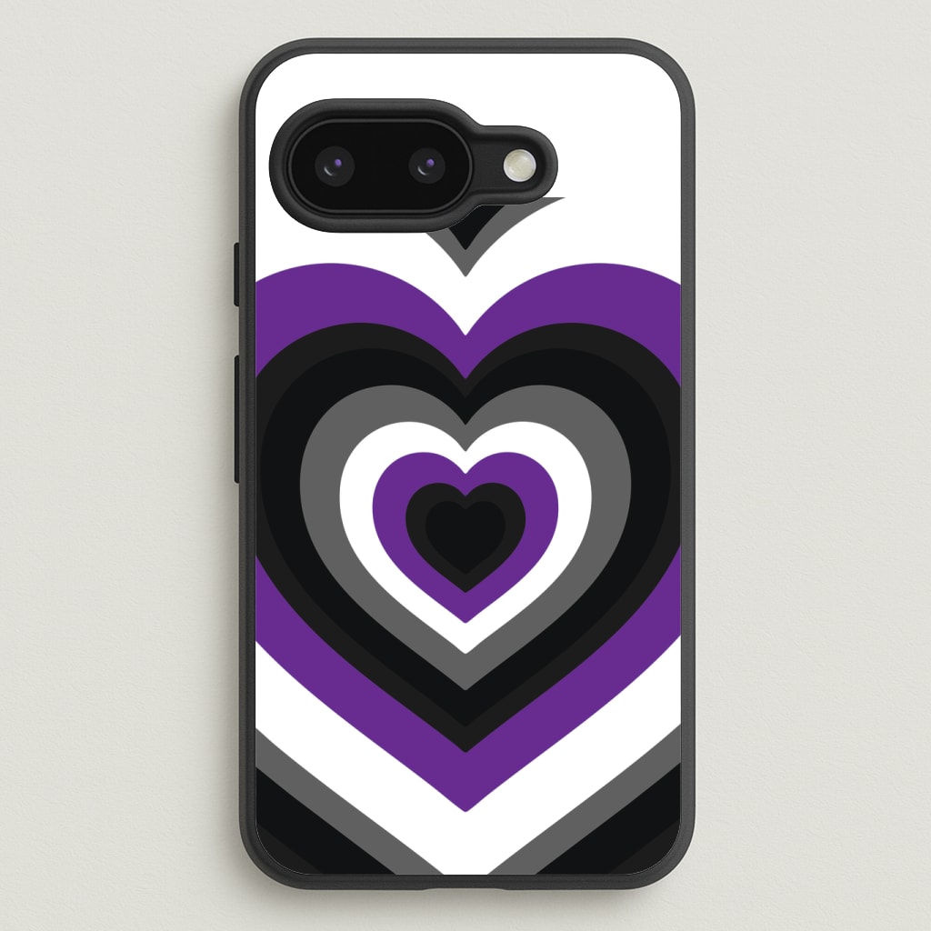 Asexual Pride Heart Phone Case
