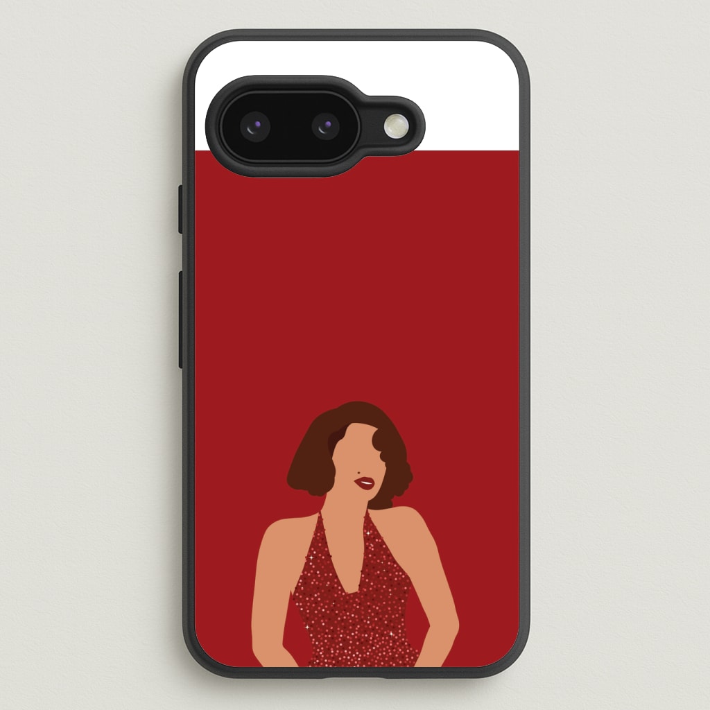 Red Sparkly Dress Phone Case
