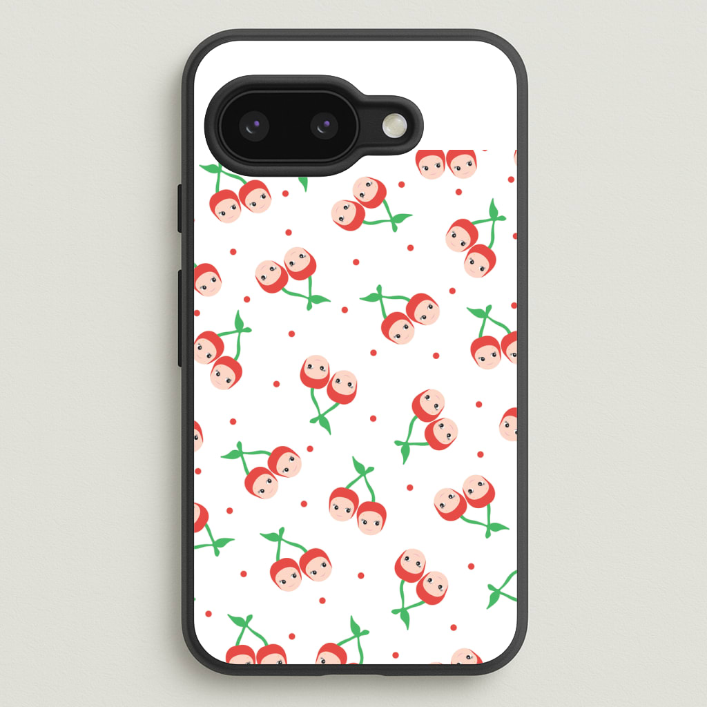 Cherry Angels Pattern Phone Case