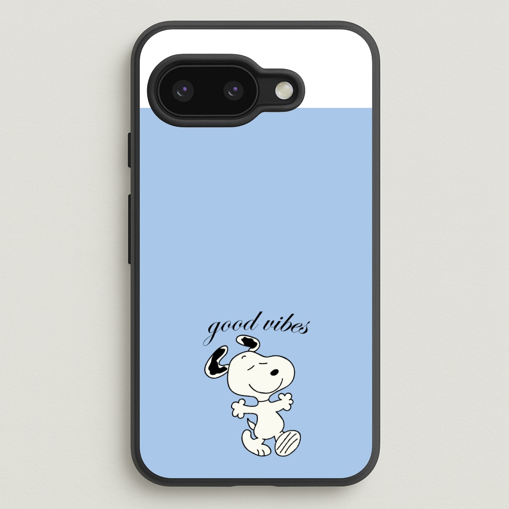 Good Vibes Cartoon Beagle Phone Case