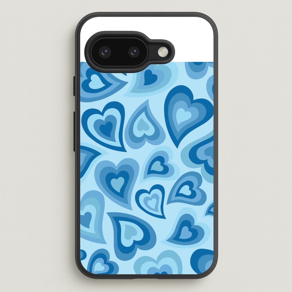 Blue Hearts - Trippy Patterns Phone Case
