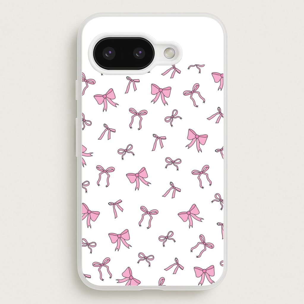 Coquette Variety Pink Bows Pattern Phone Case