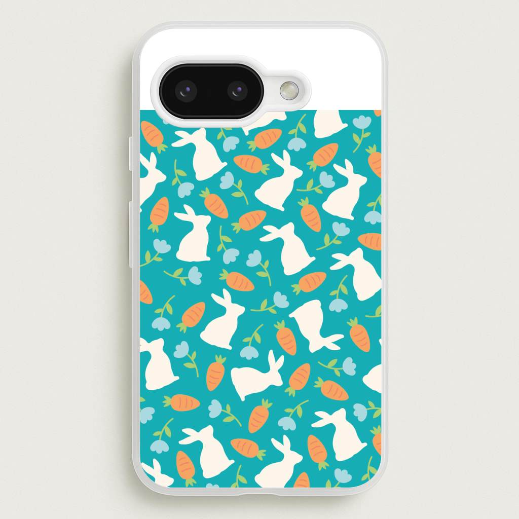 Bunnies And Carrots - Easter Patterns Phone Case