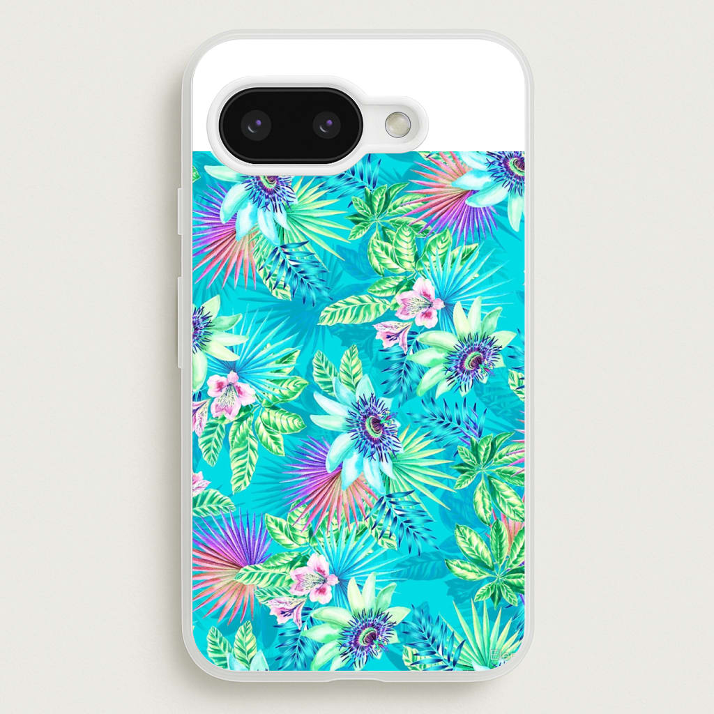 Blue Floral Pattern Phone Case