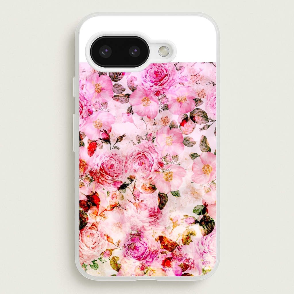 Pretty Pink Chic Floral Pattern Phone Case