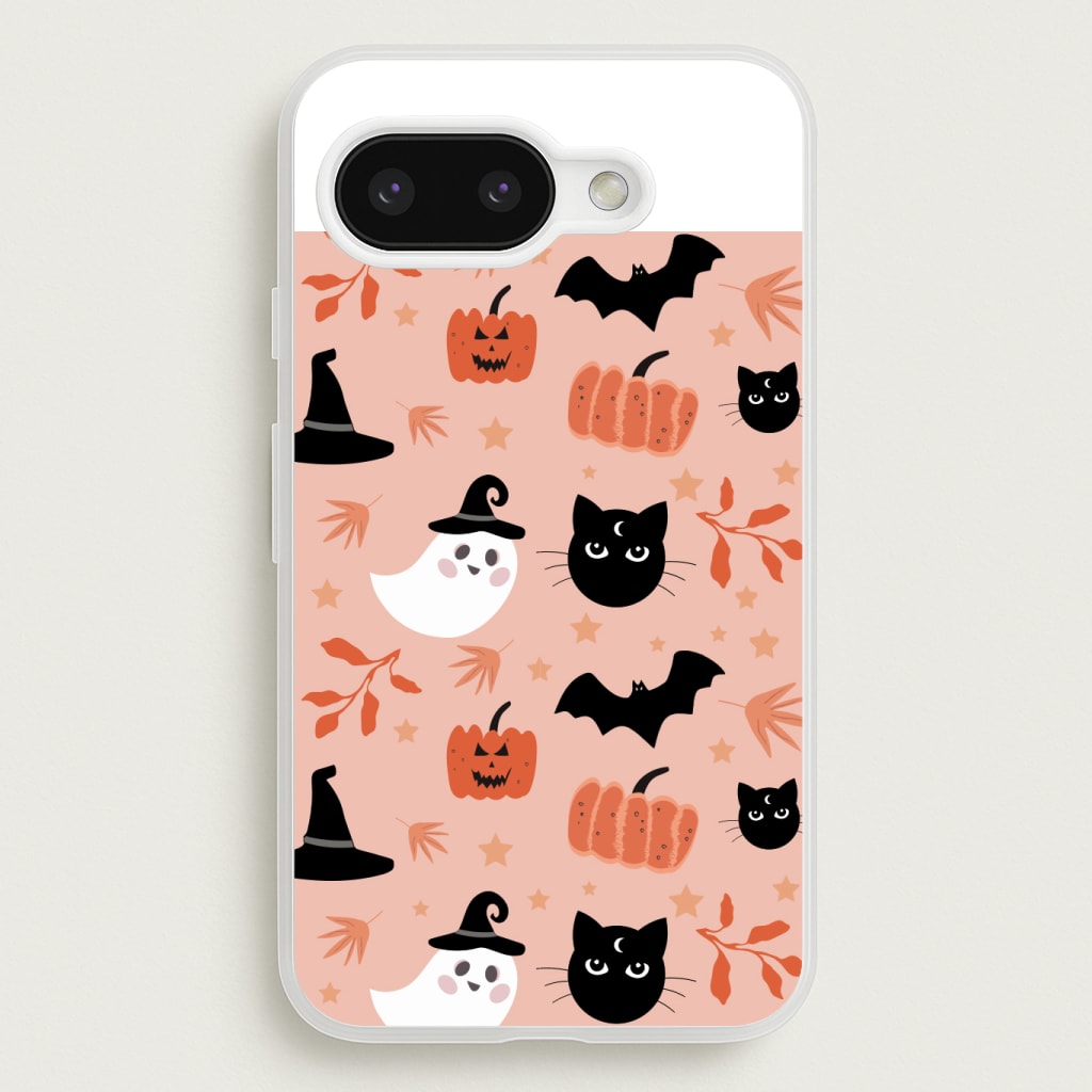 Pretty Pink Halloween Pattern Phone Case