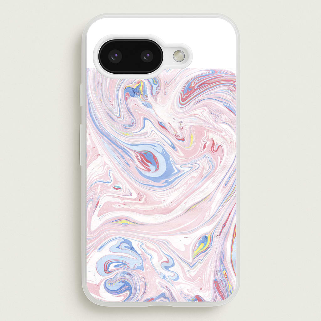 Pink Marble Swirl Phone Case