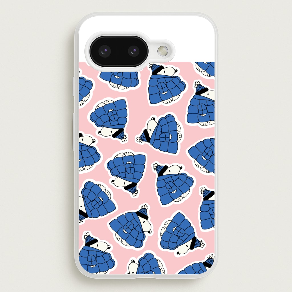 Cartoon Beagle Puffer Jacket Pattern Phone Case