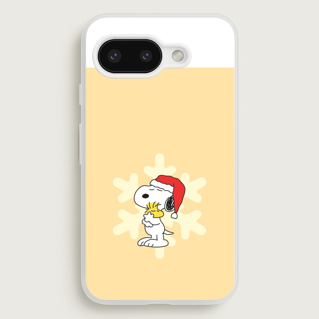 Christmas Cartoon Beagle And Bird Phone Case