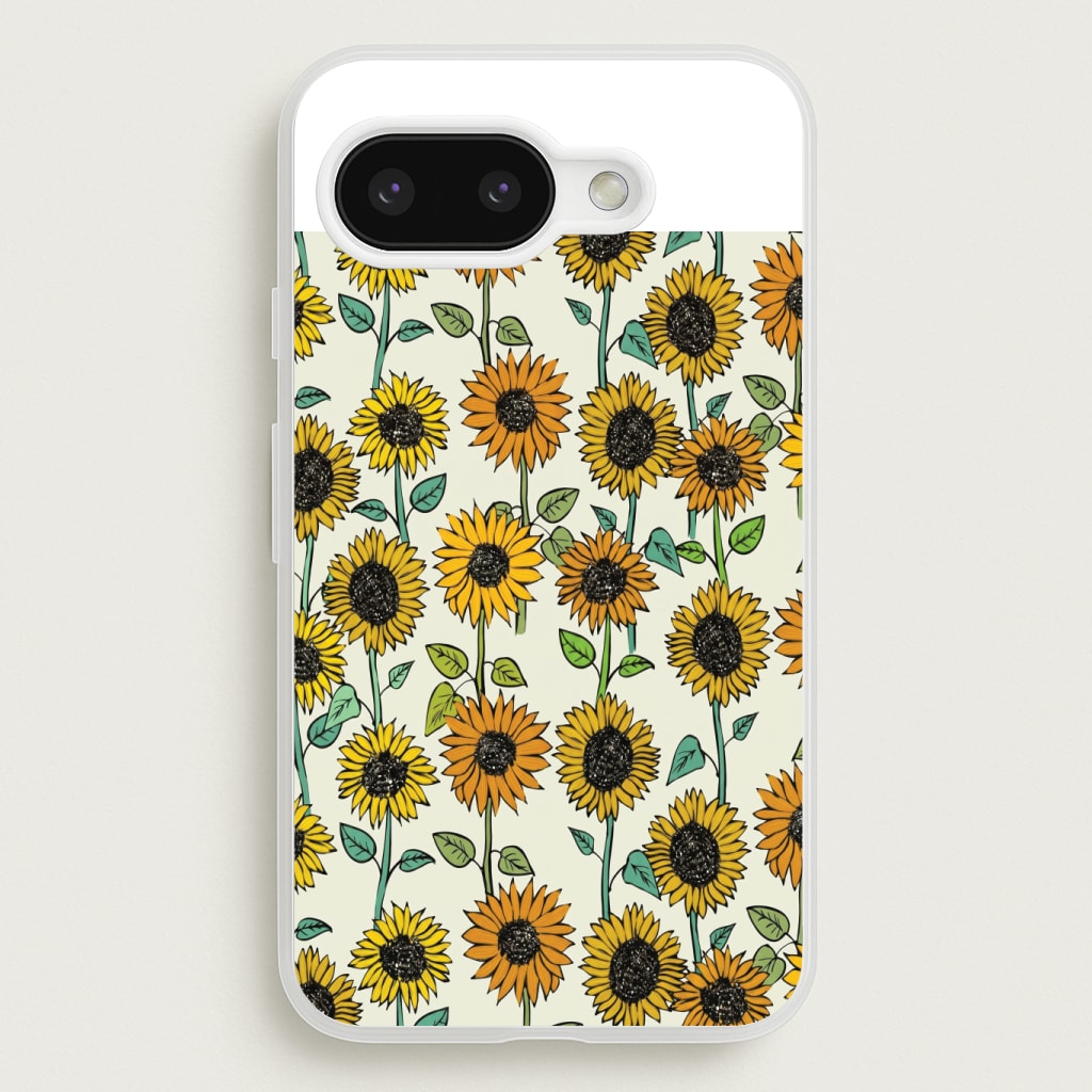 Painted Sunflowers Phone Case