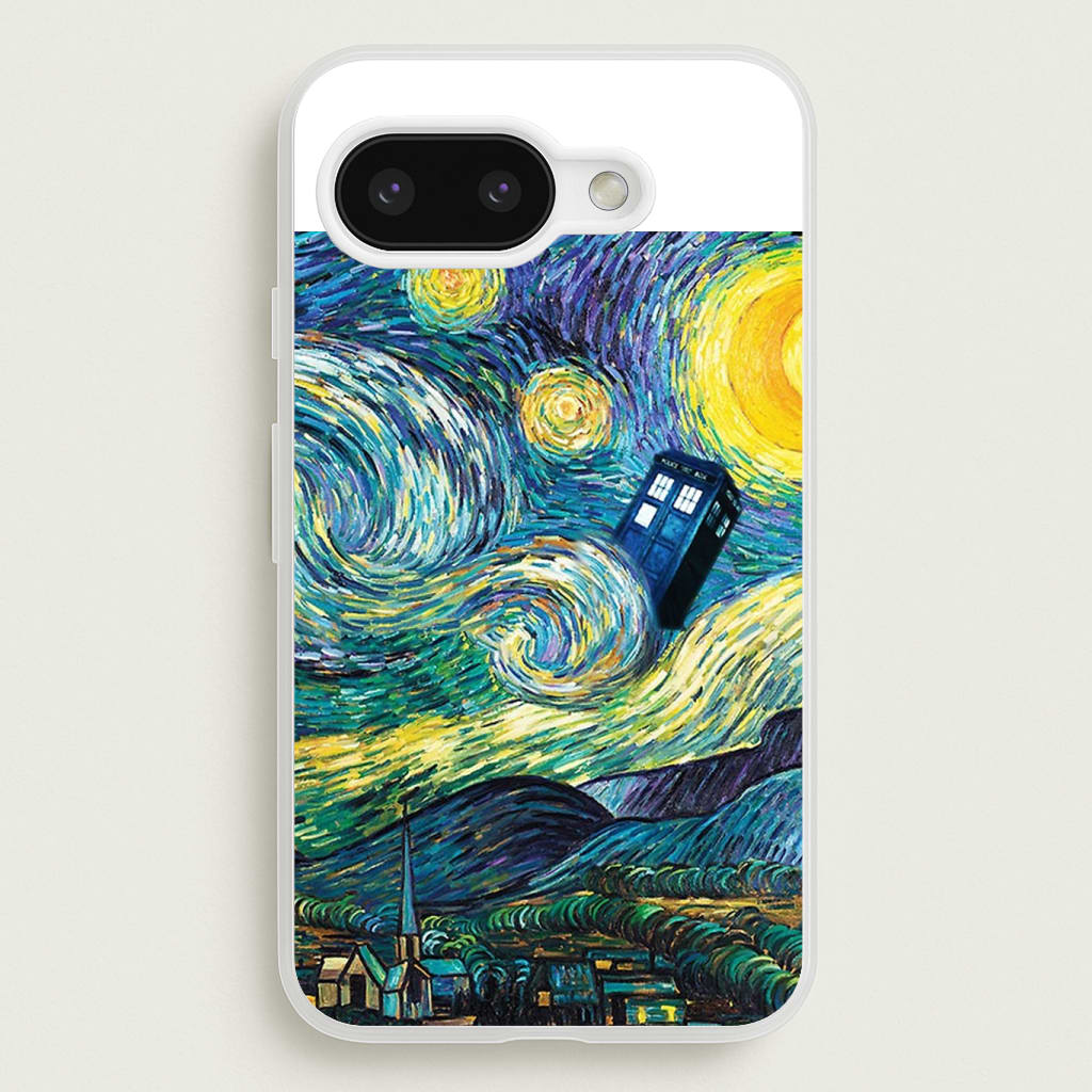 Starry Night Tardis Phone Case