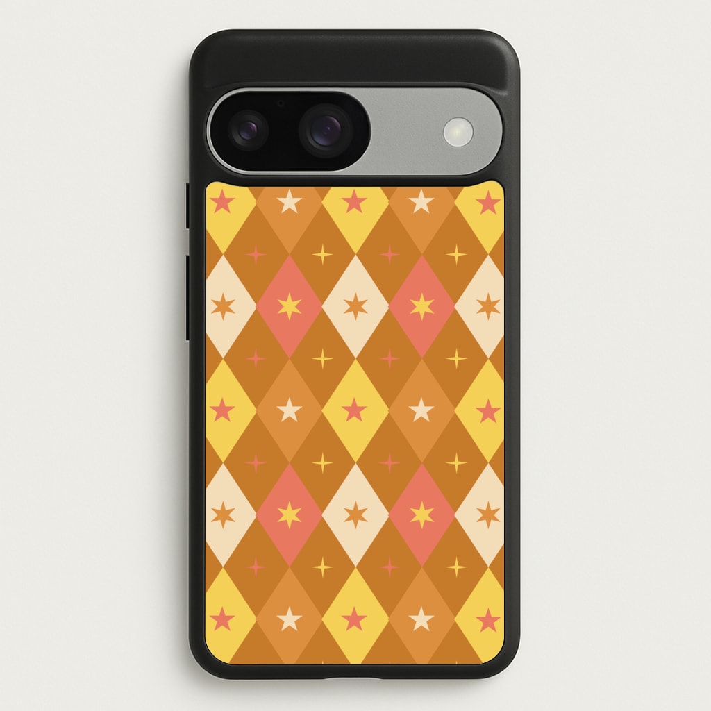 Retro Christmas Argyle Pattern Phone Case