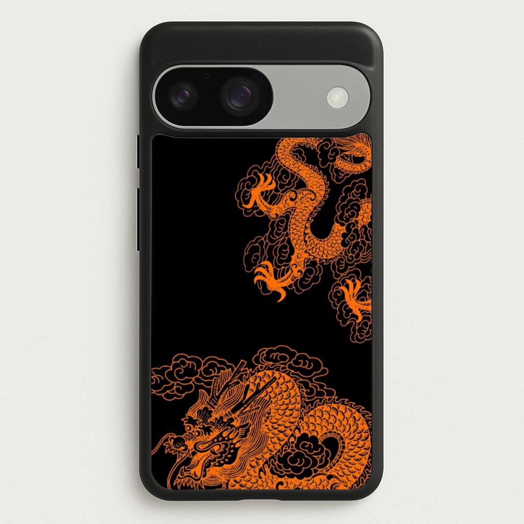 Orange Dragon Phone Case