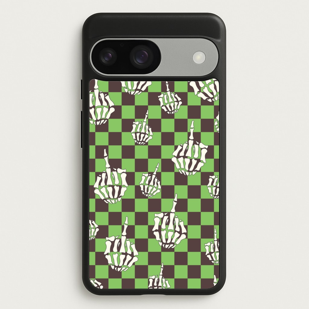 Green Middle Finger Phone Case
