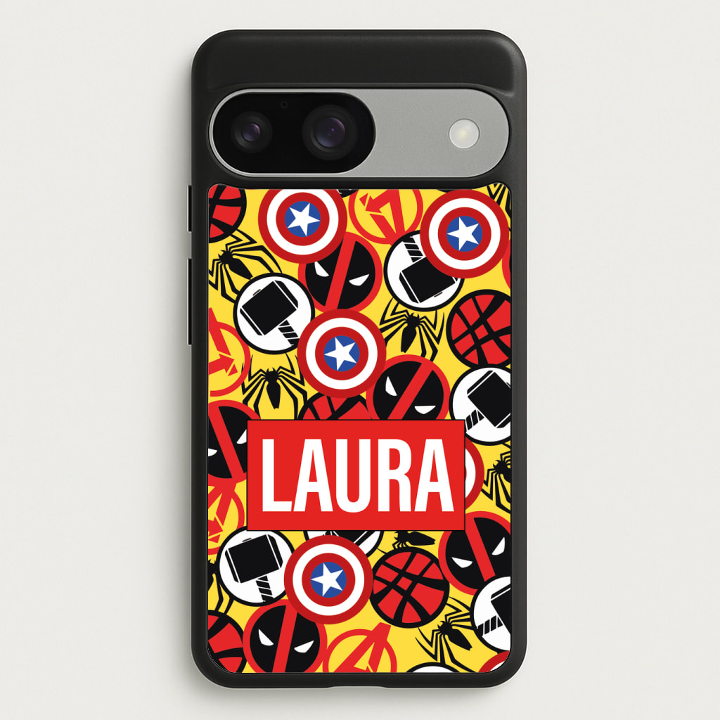 Collage - Personalised Superhero Comic Phone Case
