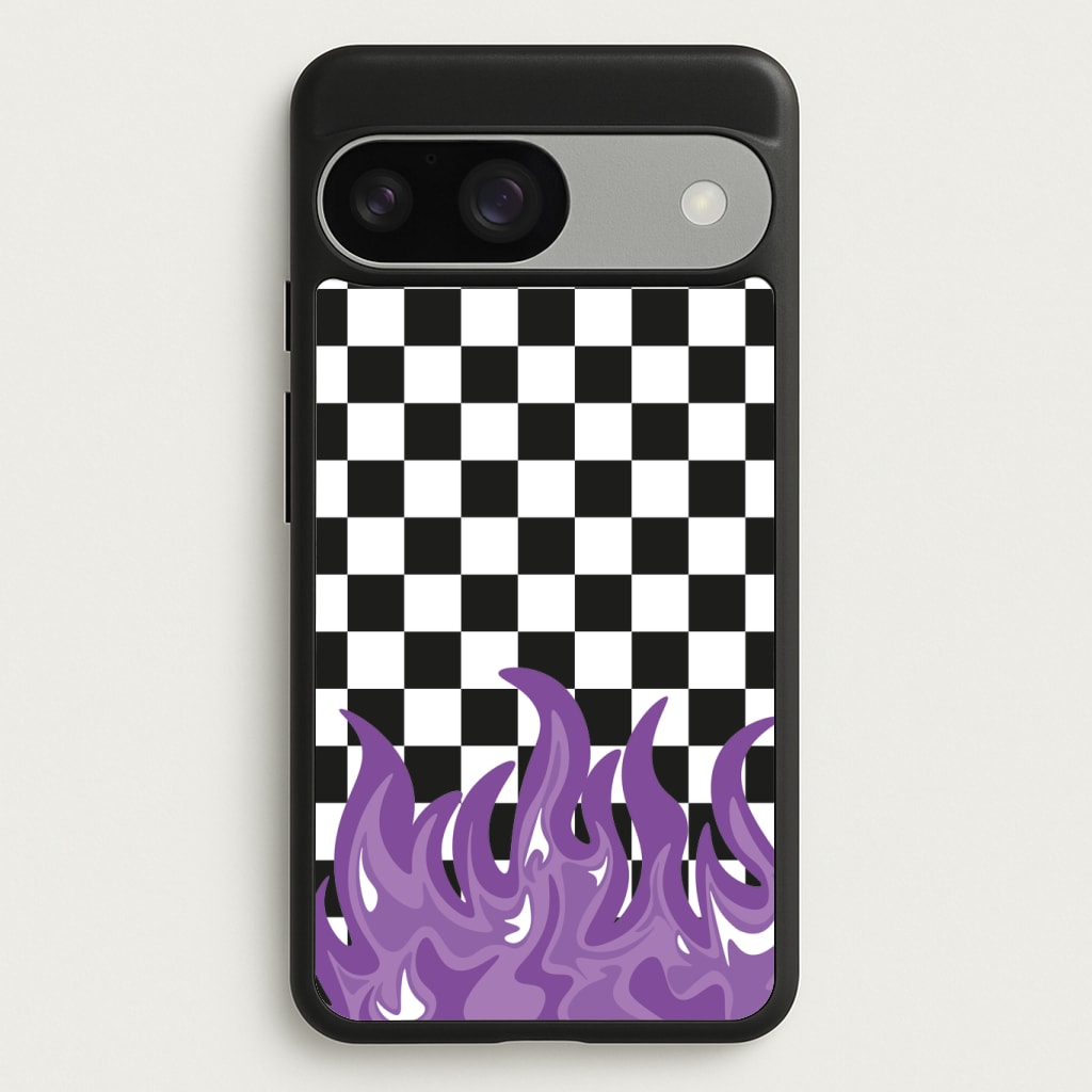 Purple Flame - Skate Aesthetic Phone Case