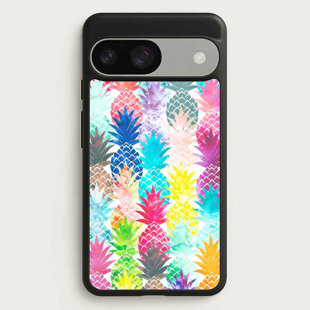Watercolour Pineapple Pattern Phone Case