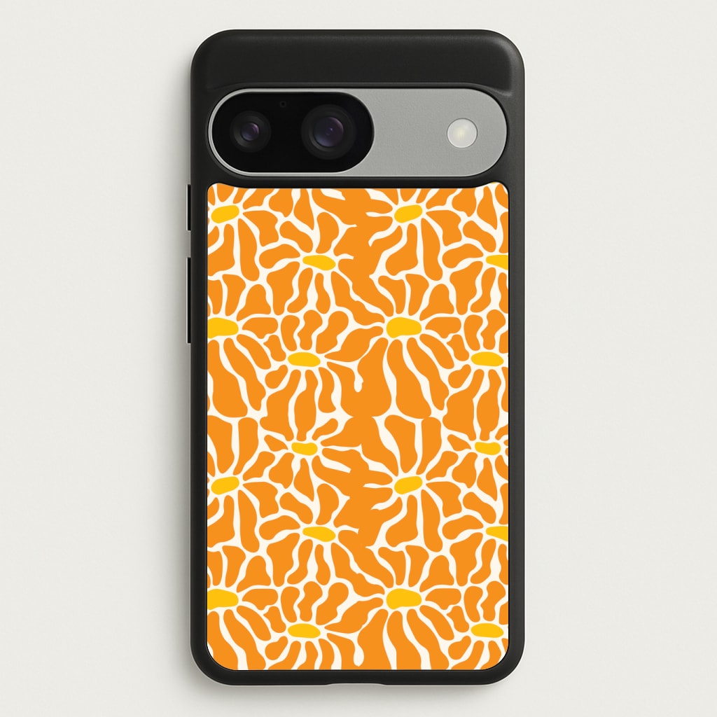 Orange Flowers - Summer Phone Case