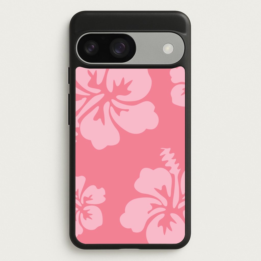 Pink Hawaiian Flowers Pattern Phone Case