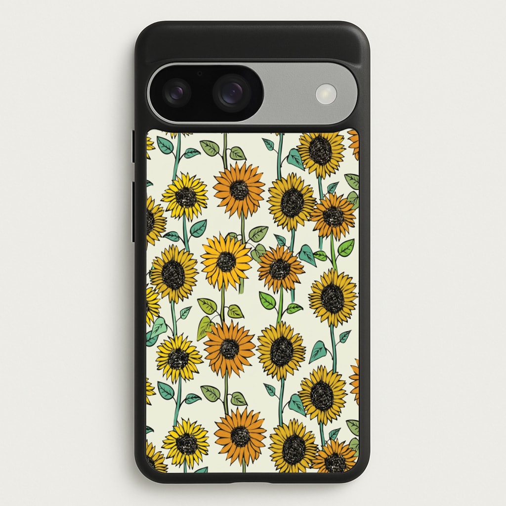 Painted Sunflowers Phone Case