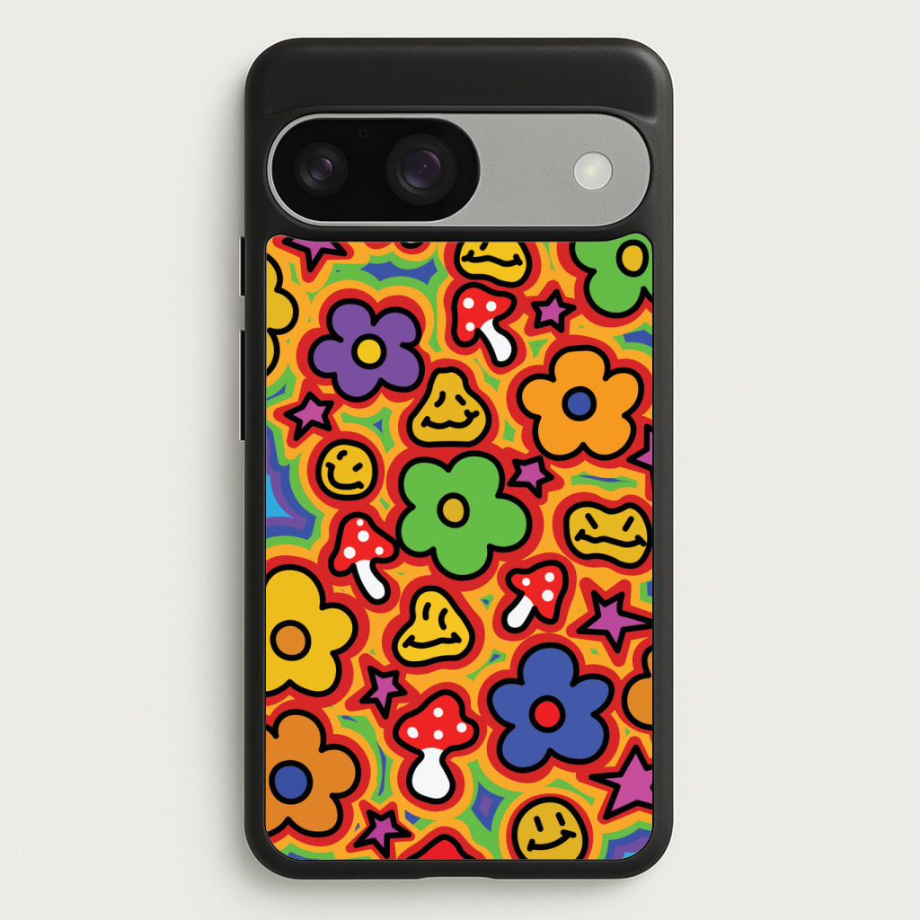 Rainbow Trip - Trippy Patterns Phone Case