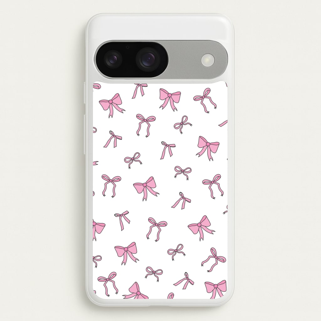 Coquette Variety Pink Bows Pattern Phone Case