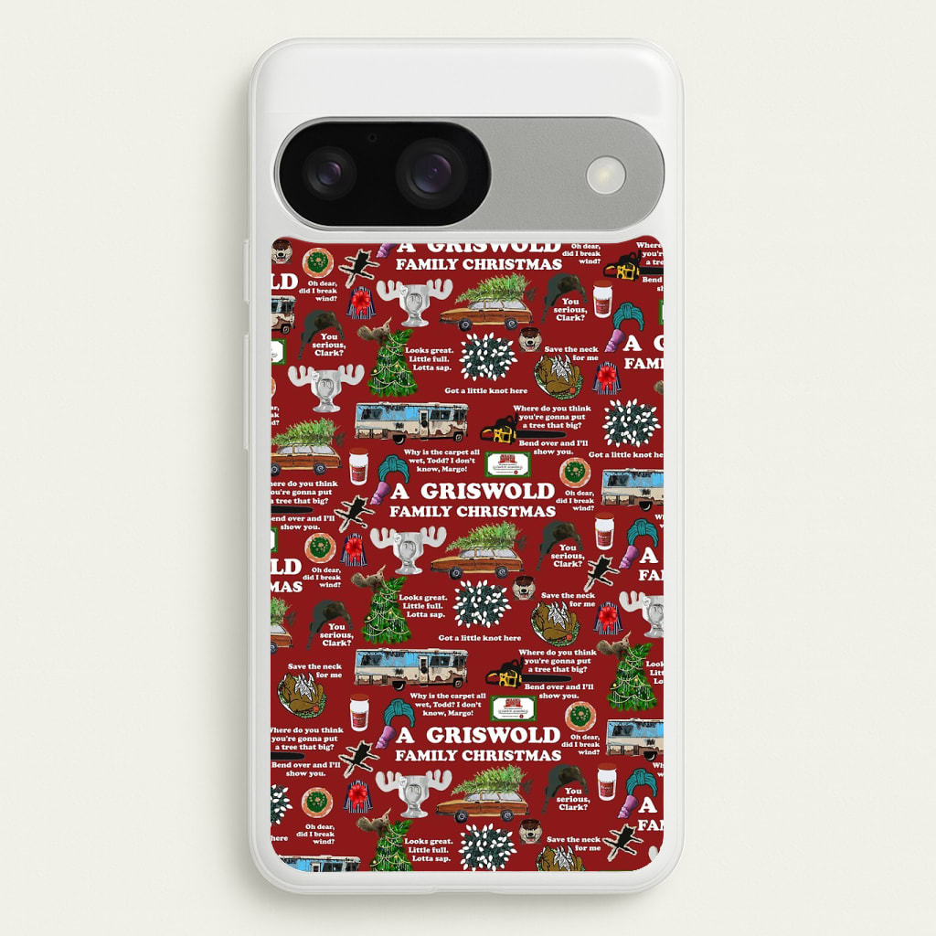 Christmas Holiday Collage Phone Case