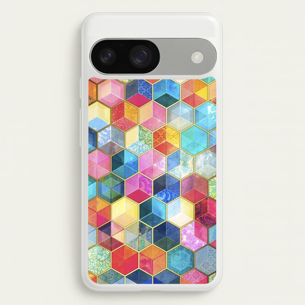 Colourful Honeycomb Pattern Phone Case