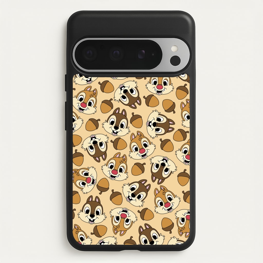 Cute Squirrels And Acorns Pattern Phone Case