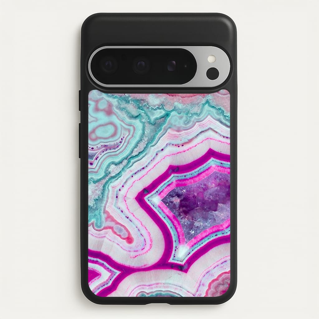 Purple Geode Pattern Phone Case