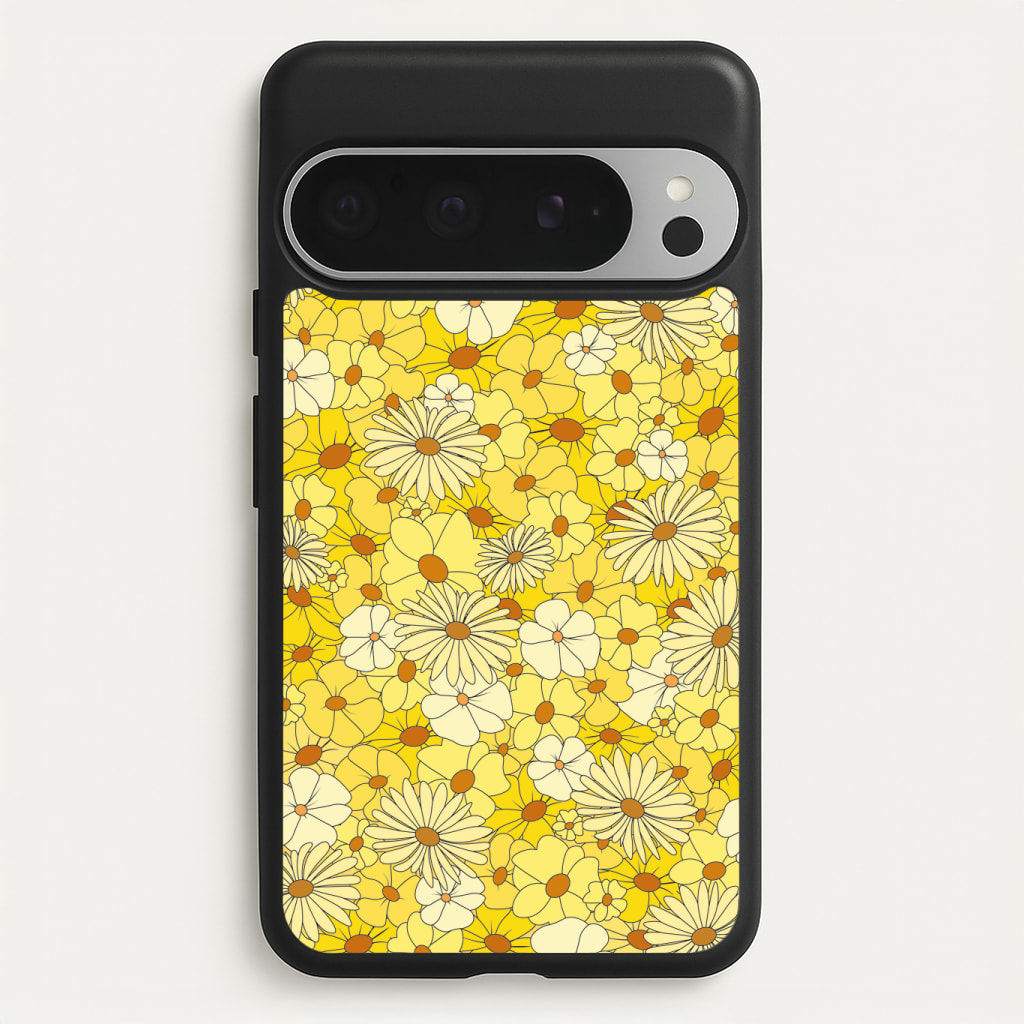 Yellow Flower Pattern - Mothers Day Phone Case