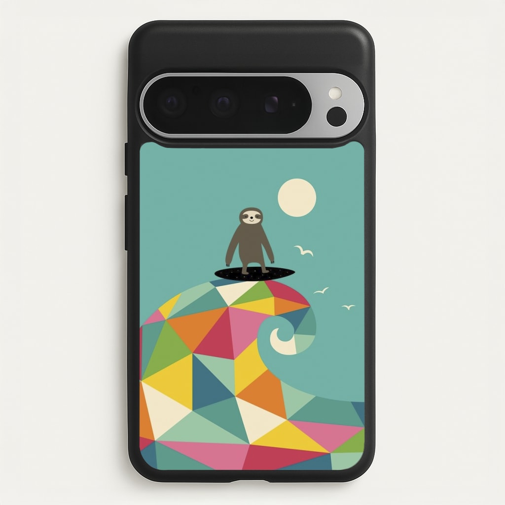 Surfing Sloth Phone Case