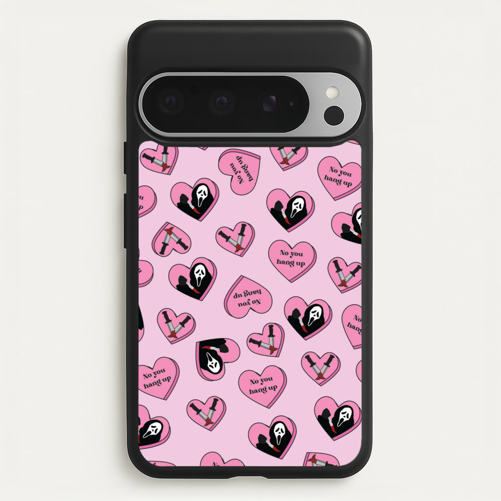 No You Hang Up Love Hearts Phone Case