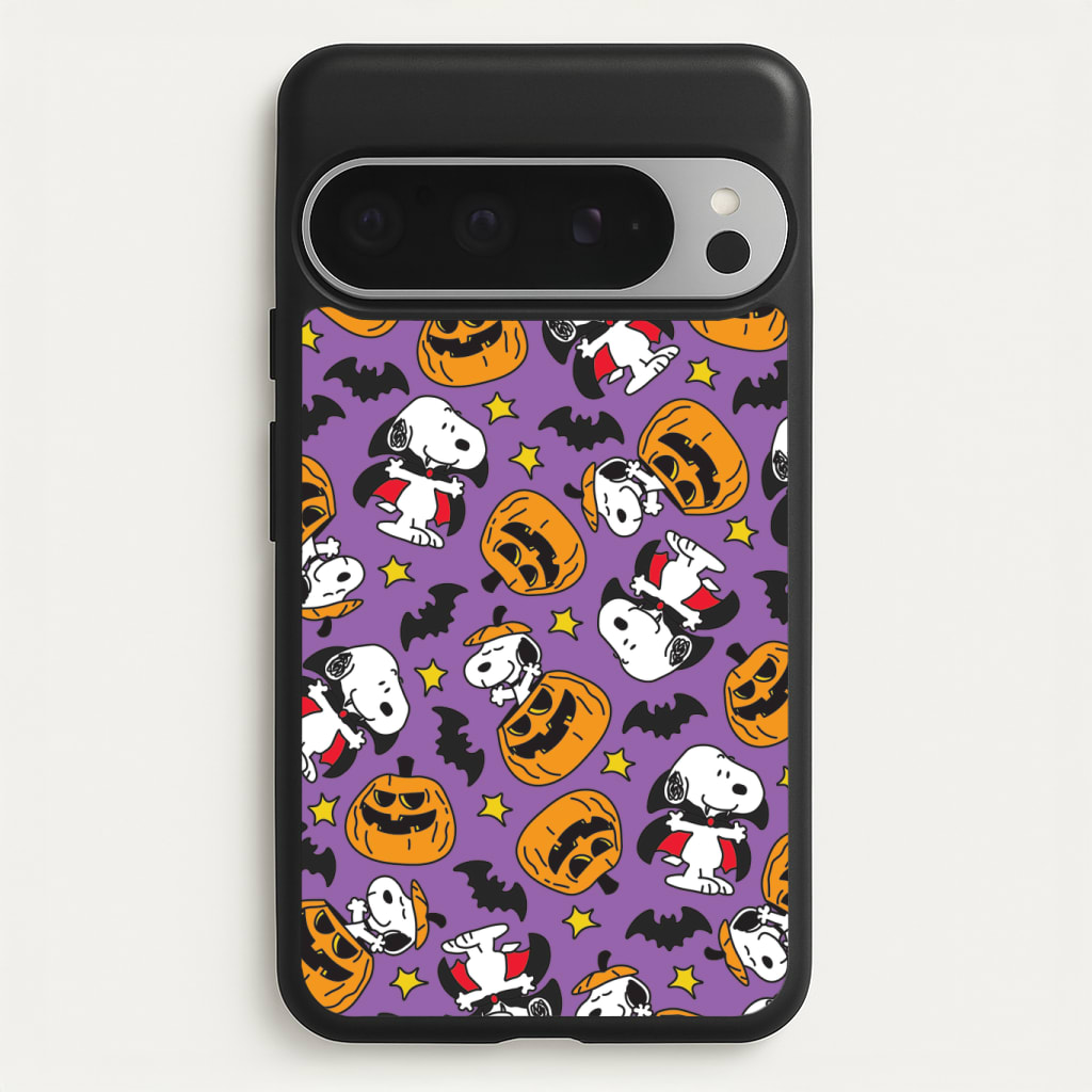 Cartoon Beagle Halloween Pattern Phone Case
