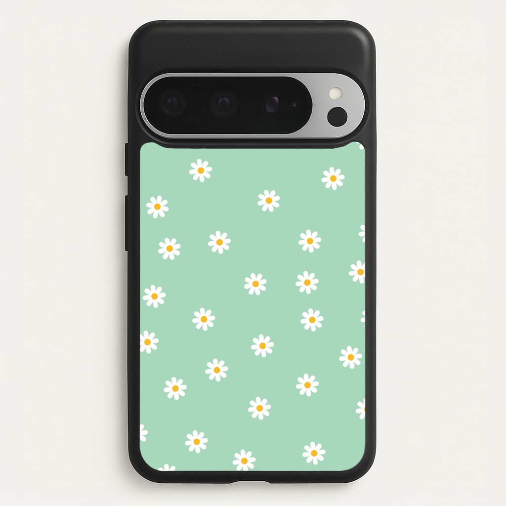 Teal Daisies Phone Case