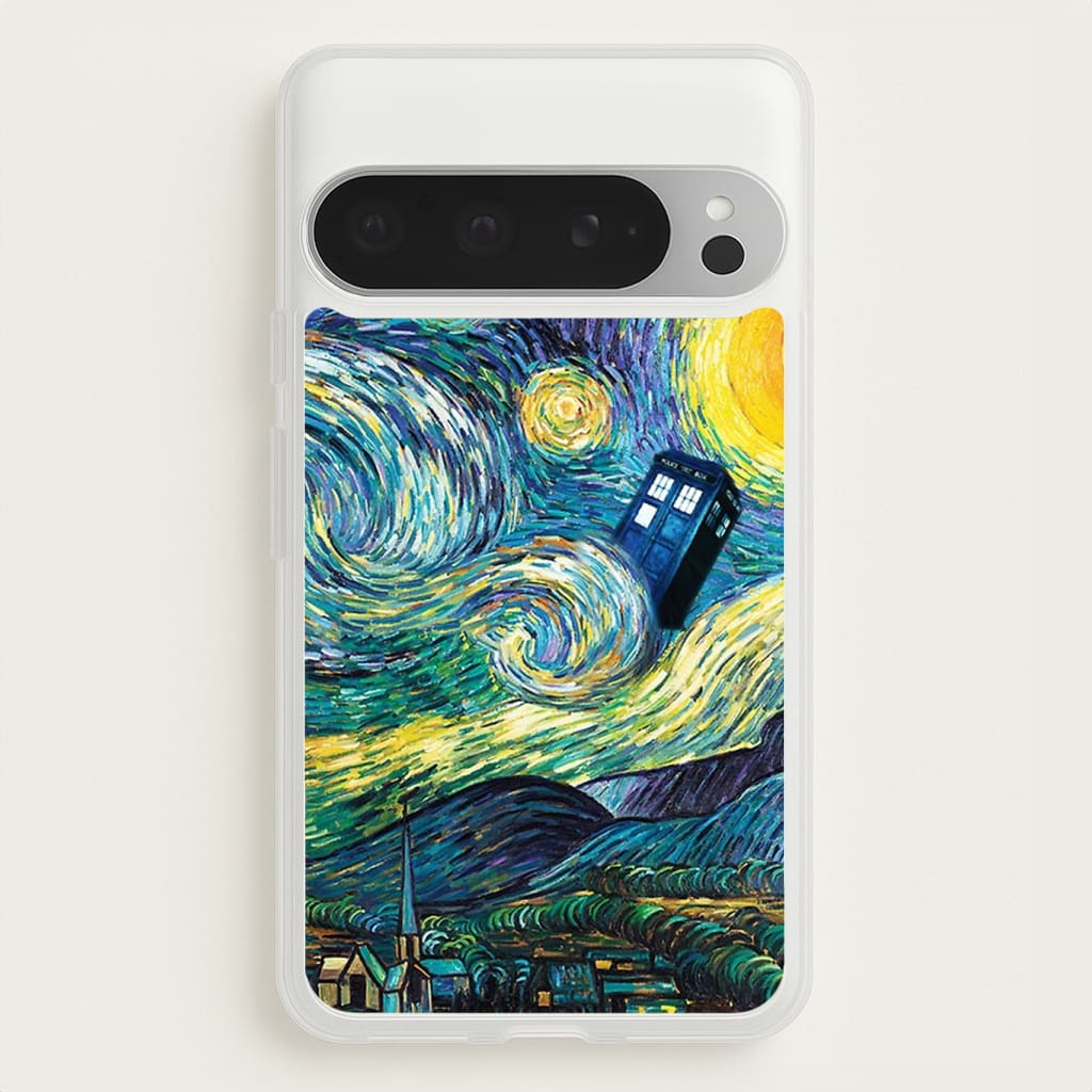 Starry Night Tardis Phone Case