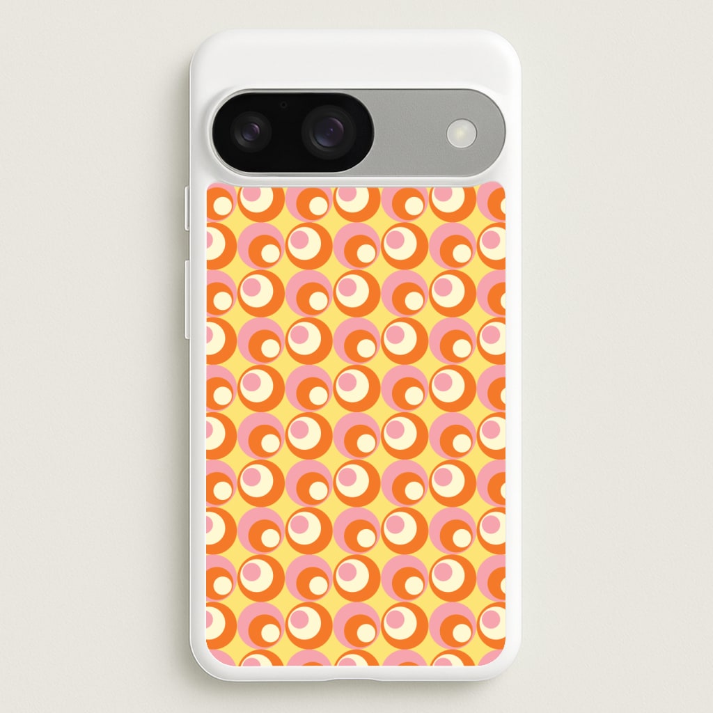 Colourful Circles Retro Pattern Phone Case