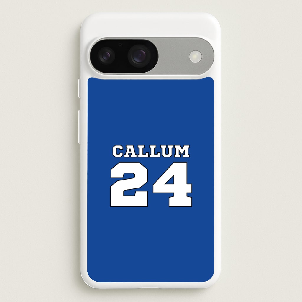 Dark Blue - Personalised Football Phone Case